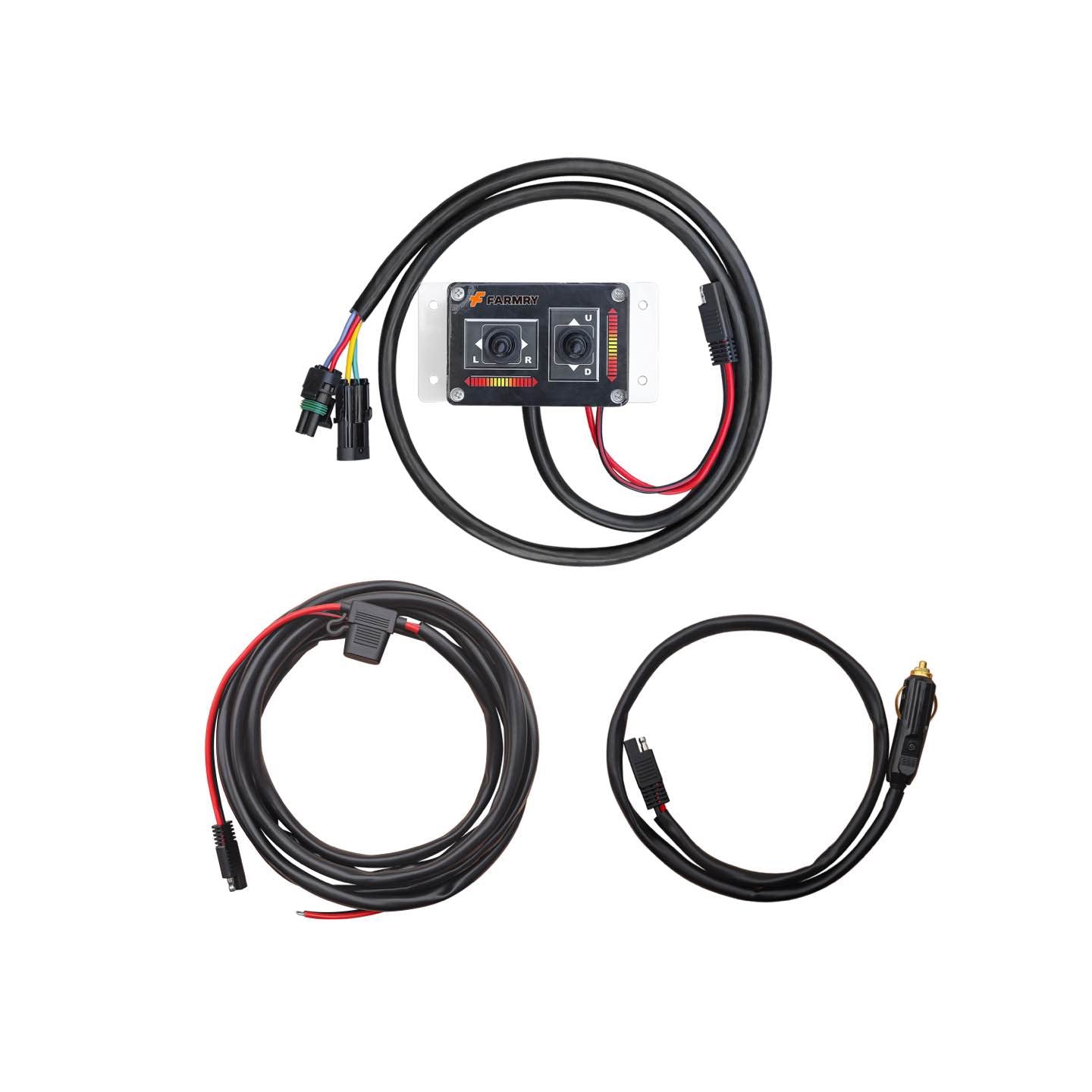 (1 Set/Kit) Snow Blower Wiring Harness With Control Box Of 12-VOLT ELECTRONIC CHUTE ROTATOR FOR SSB60/SSB72/SSB84/TSB48/TSB60/TSB72/TSB84(SKU:104401A/104402A/104403A/104301A/ 104302A/104303A/104304A)
