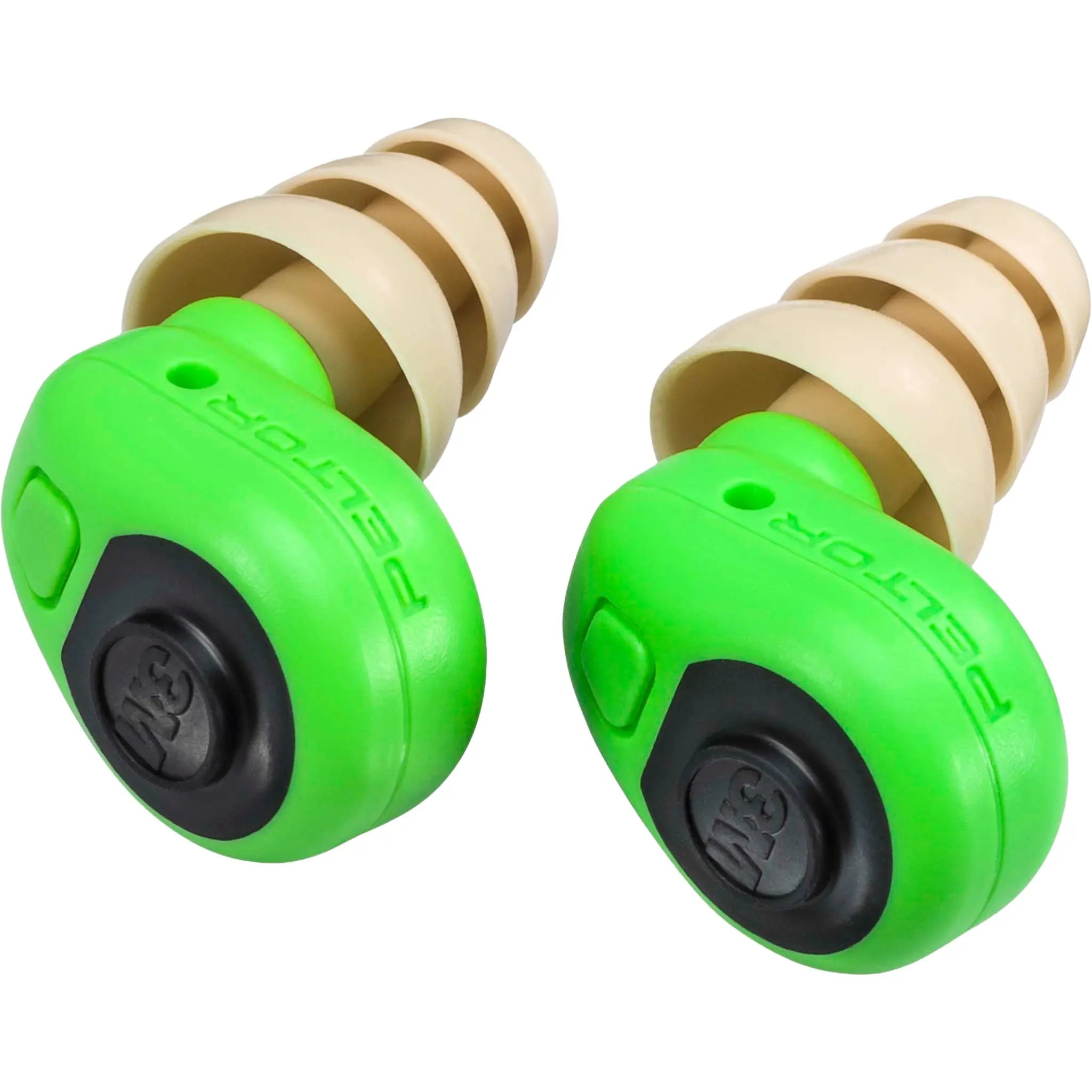 3M Peltor EEP-100 Electronic Earplug Kit, Green, Universal, 1 Kit
